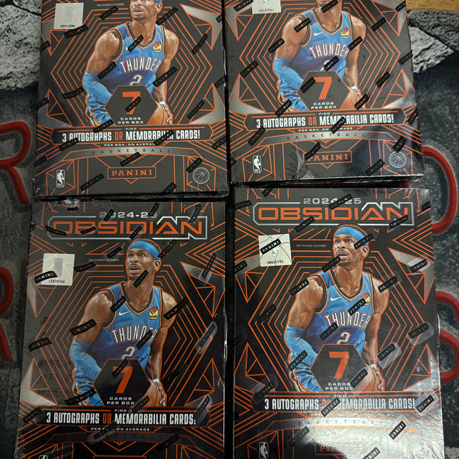 NBA #2119 - PYT 2024-25 Obsidian x 4 Boxes!