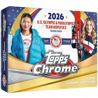 Olympics #133  - Random Pack 2026 U.S. Winter Olympic Chrome Hobby x 1 Box!
