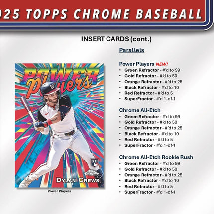 MLB #536 - PYT 2025 Topps Chrome Blaster X40 Boxes