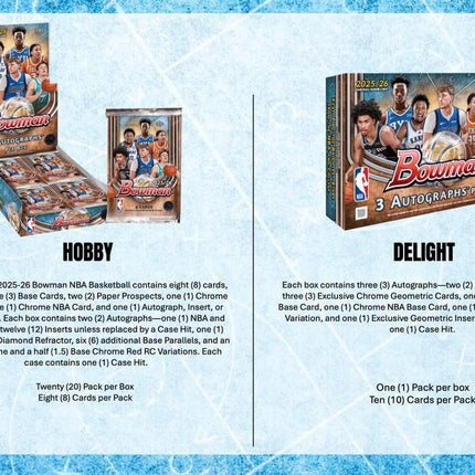 NBA #2141 - PYT 2025-26 Bowman Basketball Hobby x 6 Boxes! (2nd Half of Case)