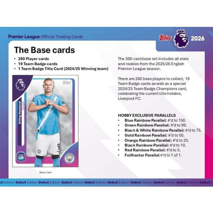 Soccer #788 - PYC 2025-26 EPL Hobby x 3 Boxes