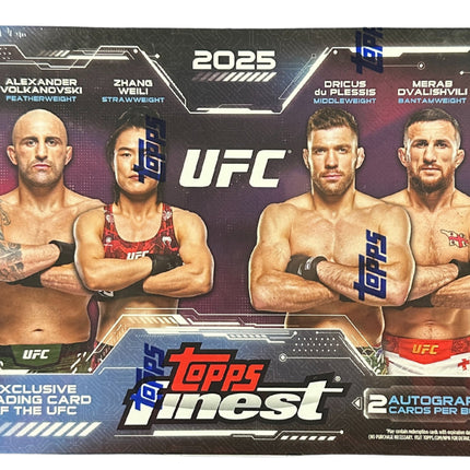 UFC #128 -  Random Weight Class 2025 Topps Finest Hobby X 1 Box