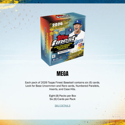 MLB #599 - PYT 2026 Finest Baseball Hobby Case x 8 Boxes!!!!!
