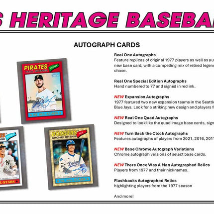 MLB #580 - PYT 2026 Topps Heritage Hobby Full Case x 12 Boxes!!