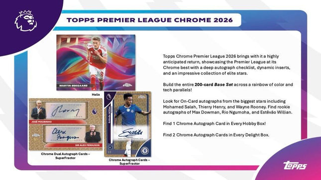 Soccer #782 - PYC 25-26 English Premier League Chrome Mixer Hobby x 3 Boxes and Breaker's Delight x 1 Box