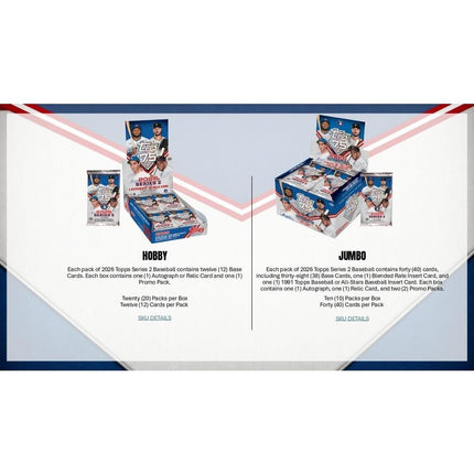 MLB #596 - 2026 Topps Series 2 Hobby Case x 12 Boxes!