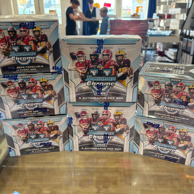 NFL #314 - PYP 2025 Bowman University Chrome Jumbo Mixer (Jumbo Boxes X 2 Boxes and Value Boxes X 5 Boxes) (Copy)