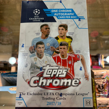 Soccer #760 - RT 2017-18 Topps Chrome UEFA Hobby x 1 Box