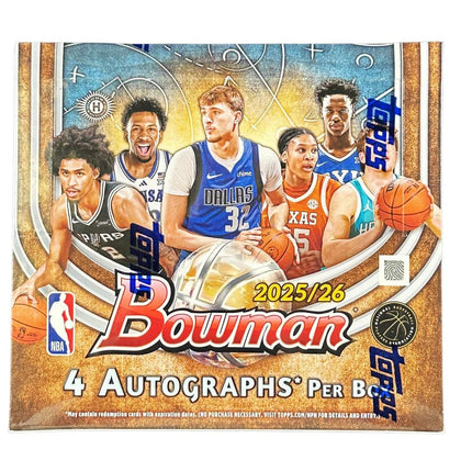 NBA #2139 - Random 2025-26 Bowman Basketball Jumbo Box!