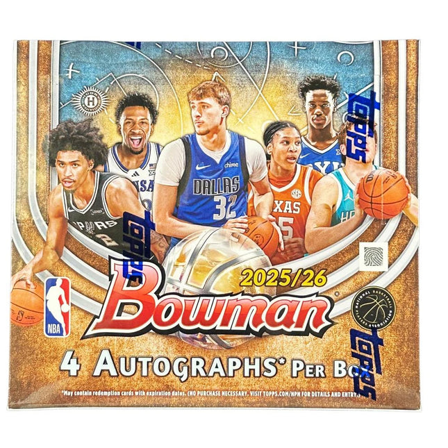 NBA #2139 - Random 2025-26 Bowman Basketball Jumbo Box!