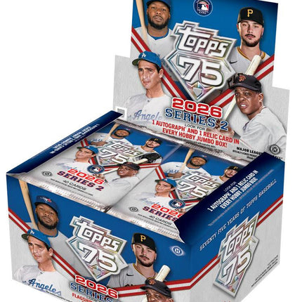 MLB #595 - 2026 Topps Series 2 Jumbo Case x 6 Boxes!