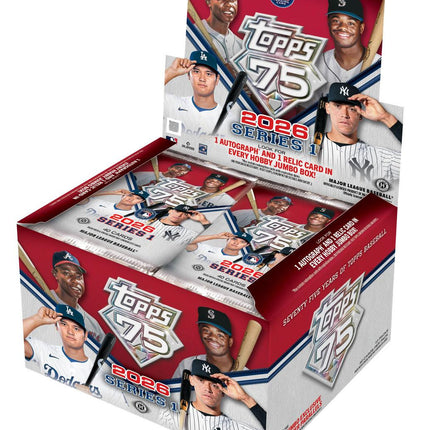 MLB #573 - PYT 2026 Topps Series 1 Jumbo Case Break x 6 Boxes