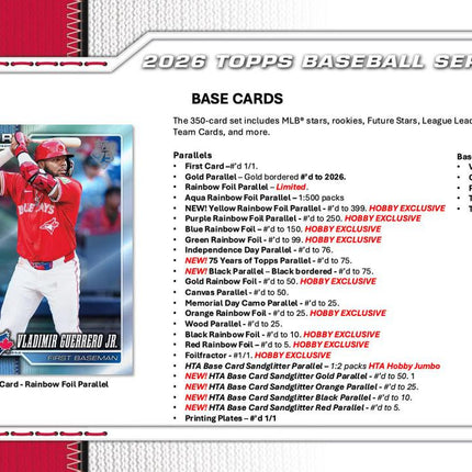 MLB #573 - PYT 2026 Topps Series 1 Jumbo Case Break x 6 Boxes