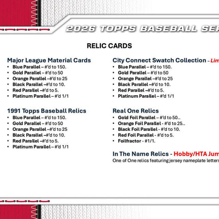 MLB #573 - PYT 2026 Topps Series 1 Jumbo Case Break x 6 Boxes