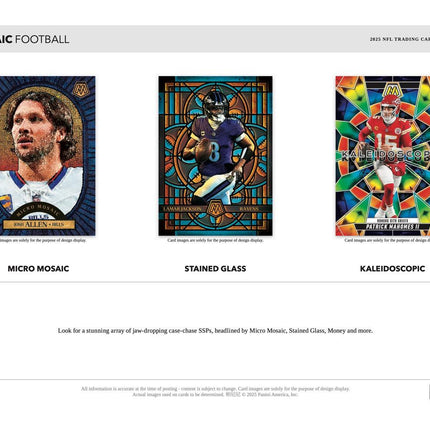 NFL #311 - 2025 Mosaic Hobby x 3 Boxes!