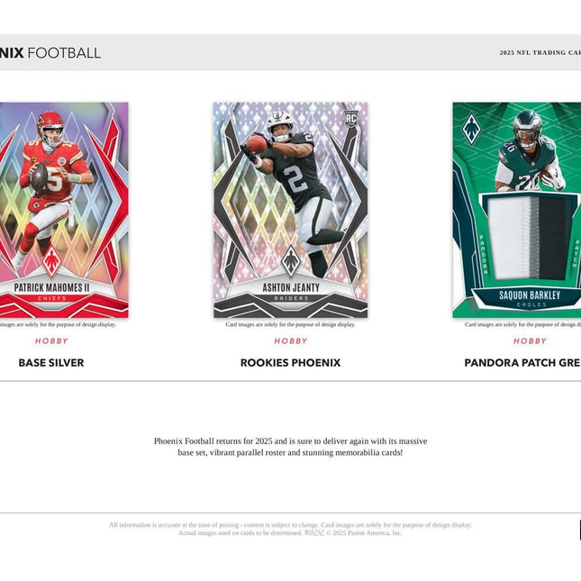 NFL #313 - 2025 Phoenix Hobby x 3 Boxes!