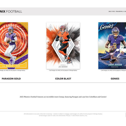 NFL #313 - 2025 Phoenix Hobby x 3 Boxes!