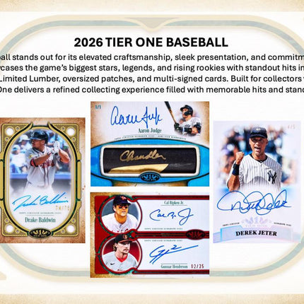 MLB #598 - PYT 2026 Tier One x 4 Boxes!