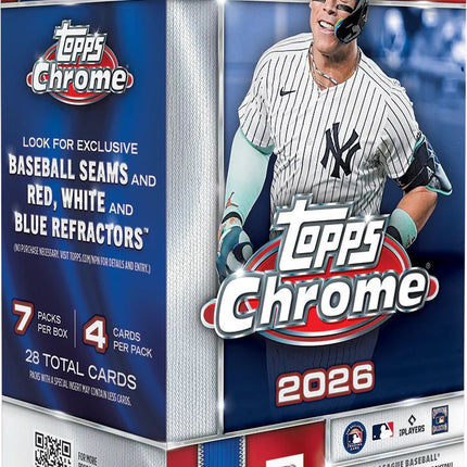 MLB #601 - PYT 2026 Topps Chrome Value Box Case x 40 Boxes