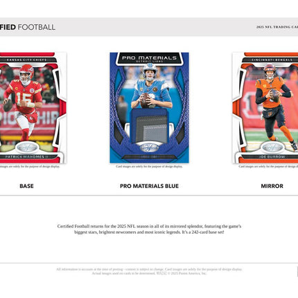 NFL #306 - PYT 2025 Certified NFL Hobby X 3 Boxes