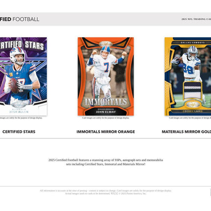 NFL #306 - PYT 2025 Certified NFL Hobby X 3 Boxes